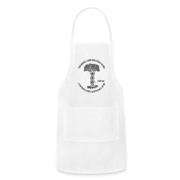 Alan Watts Every Individual Is P Of le - Adjustable Apron - white - Front - Julia (174cm)