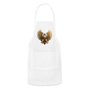 The Golden Eagle - Adjustable Apron - white - Front - Julia (174cm)