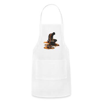 Hot Weather Meltdown Unique Visual - Adjustable Apron - white - Front - Julia (174cm)