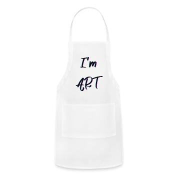 I m ART - Adjustable Apron - white - Front - Julia (174cm)