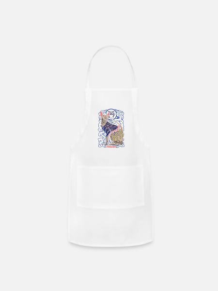 Japanese Car | premium Design | - Adjustable Apron - white