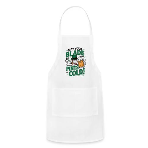 May Your Blade be Sharp and Your Pints be Cold! - Adjustable Apron