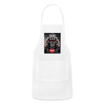RTF-MOTIVATION MERCH-20 - Adjustable Apron - white - Front - Julia (174cm)