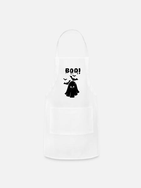 Halloween scary - Adjustable Apron - white