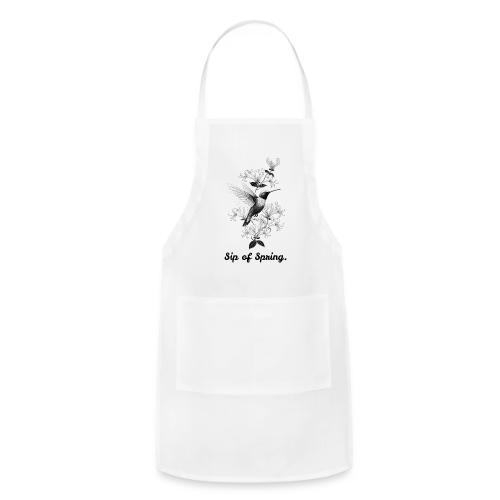 Hummingbird T-Shirt, Honeysuckle Vine - Adjustable Apron