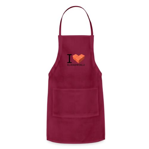 I Heart Blocksworld - Adjustable Apron