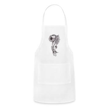 Fish - Adjustable Apron - white - Front - Julia (174cm)