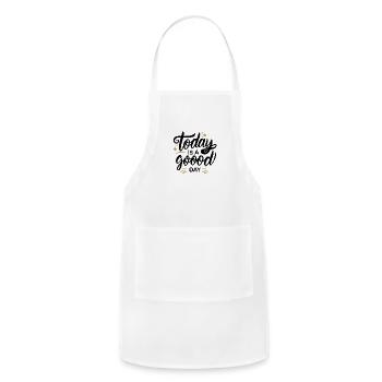 Positive phrases for prints - Adjustable Apron - white - Front - Julia (174cm)
