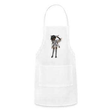 Silver Angel - Adjustable Apron - white - Front - Julia (174cm)