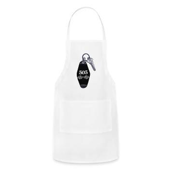 key 505 - Adjustable Apron - white - Front - Julia (174cm)