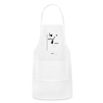 Aim high - Adjustable Apron - white - Front - Julia (174cm)