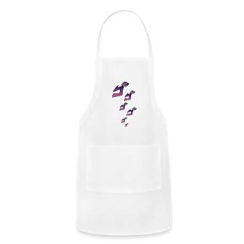 jojos bizarre adventure - Adjustable Apron - white - Front - Julia (174cm)