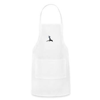 MAROON MARON HAYTI ANCESTORS - Adjustable Apron - white - Front - Julia (174cm)