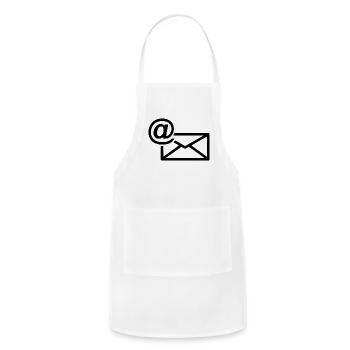 Mail - Adjustable Apron - white - Front - Julia (174cm)