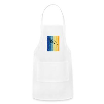 Pole Vaulting Pole Vault Retro - Adjustable Apron - white - Front - Julia (174cm)