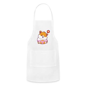 Animal Cute - Adjustable Apron - white - Front - Julia (174cm)