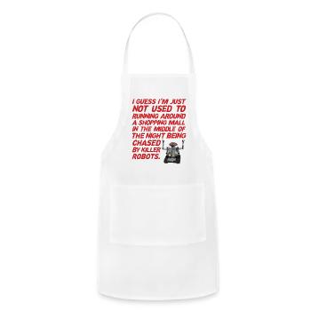 Chopping Mall Quote - Adjustable Apron - white - Front - Julia (174cm)