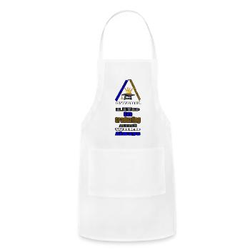 AWAGIL "Vision" - Adjustable Apron - white - Front - Julia (174cm)