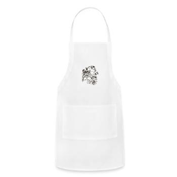 Shapes Design - Adjustable Apron - white - Front - Julia (174cm)