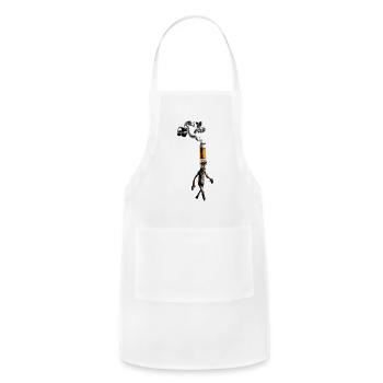 No smoking - Adjustable Apron - white - Front - Julia (174cm)