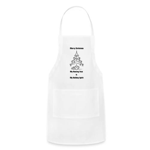 My Resting Face Is My Christmas Spirit T-Shirt - Adjustable Apron