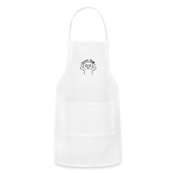 great job t-shirts - Adjustable Apron - white - Front - Julia (174cm)