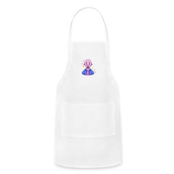 man t-shirts - Adjustable Apron - white - Front - Julia (174cm)