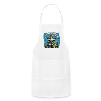 Fit-mas Cheer Festive Fitness - Adjustable Apron - white - Front - Julia (174cm)