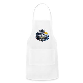 my merch - Adjustable Apron - white - Front - Julia (174cm)