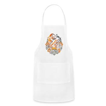 Bow To No One - Adjustable Apron - white - Front - Julia (174cm)