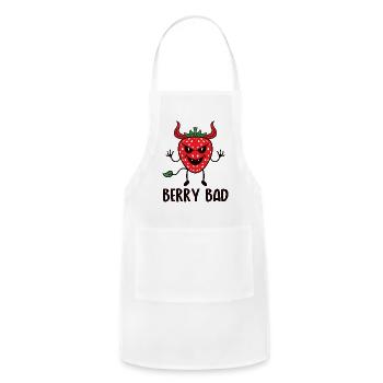 Berry Bad - Adjustable Apron - white - Front - Julia (174cm)