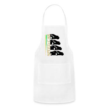 speed car - Adjustable Apron - white - Front - Julia (174cm)