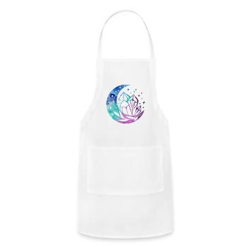 Crystal Magic in the Moonlight - Adjustable Apron - white - Front - Julia (174cm)