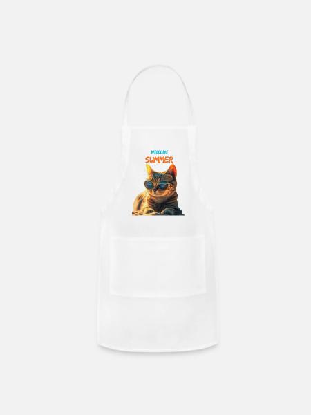 Trendy Summer Dress Ideas for 2024 - Adjustable Apron - white