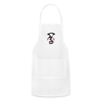 FAS store - Adjustable Apron - white - Front - Julia (174cm)