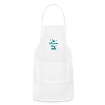 Life Shouldn't Make Sense - Adjustable Apron - white - Front - Julia (174cm)
