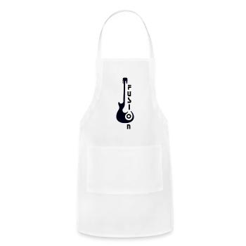 The Fusion Guitar Revolution - Adjustable Apron - white - Front - Julia (174cm)