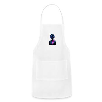 Music loves - Adjustable Apron - white - Front - Julia (174cm)