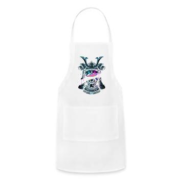Samurai Mask Liquid Cut - Adjustable Apron - white - Front - Julia (174cm)