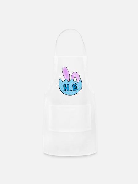 H.E - Adjustable Apron - white