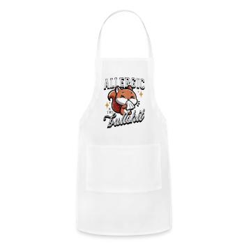 Allergic To Your Bullshit cute Allergic Squirrel - Adjustable Apron - white - Front - Julia (174cm)