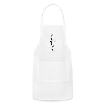 Tattoo - Adjustable Apron - white - Front - Julia (174cm)