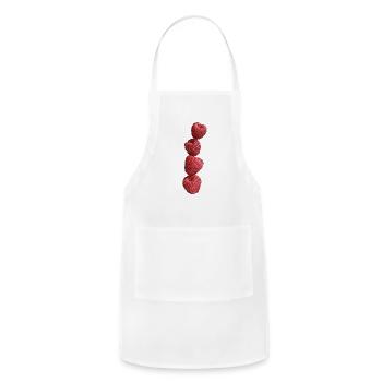 Berries - Adjustable Apron - white - Front - Julia (174cm)