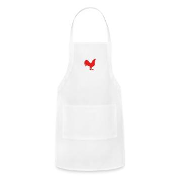 Rooster - Adjustable Apron - white - Front - Julia (174cm)