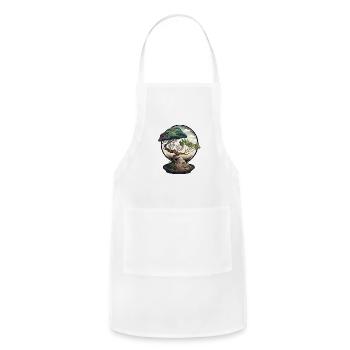 Bonsai Tree Terrarium - Adjustable Apron - white - Front - Julia (174cm)