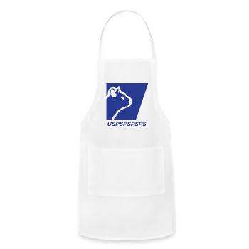 Cat Mail - Adjustable Apron - white - Front - Julia (174cm)