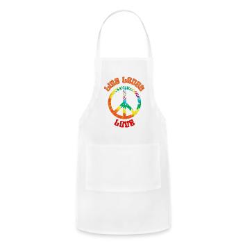 Motivation quote - Adjustable Apron - white - Front - Julia (174cm)