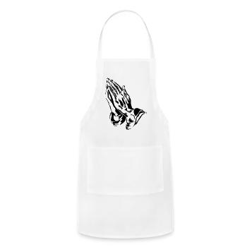 Praying - Adjustable Apron - white - Front - Julia (174cm)