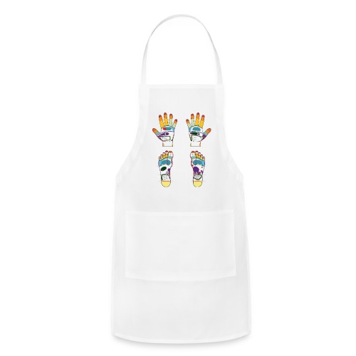 hand and foot maps - Adjustable Apron