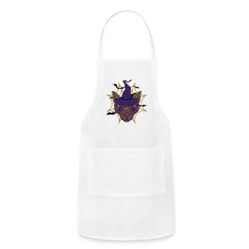 Halloween 22' - Adjustable Apron - white - Front - Julia (174cm)